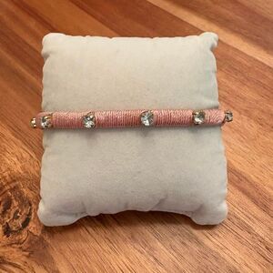 J.Crew | Wrapped Rhinestone Bracelet | 7.5” Length